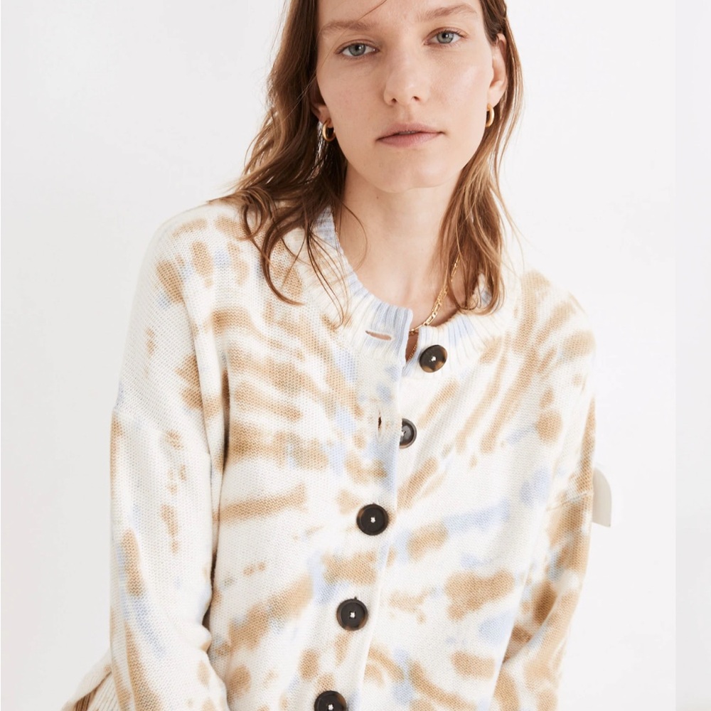 Madewell Tie-Dye Cardigan